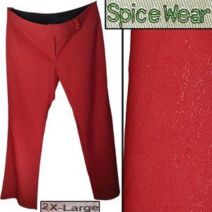 Dress pants w/metallic sparkle